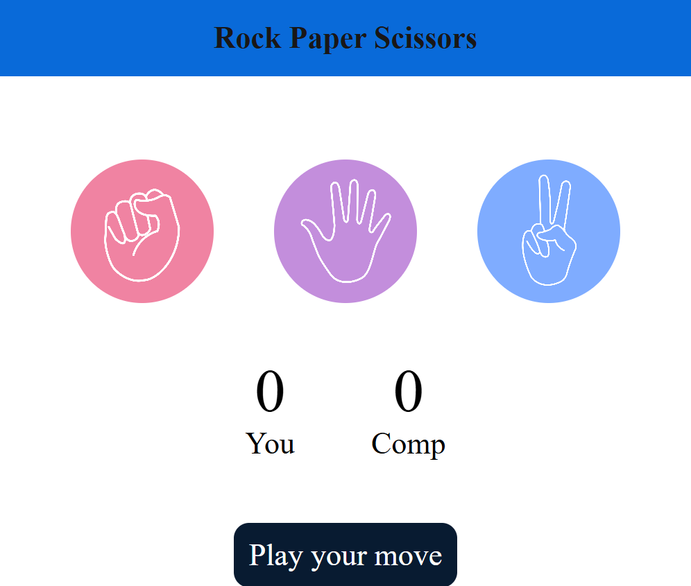 Scissors Paper Rock